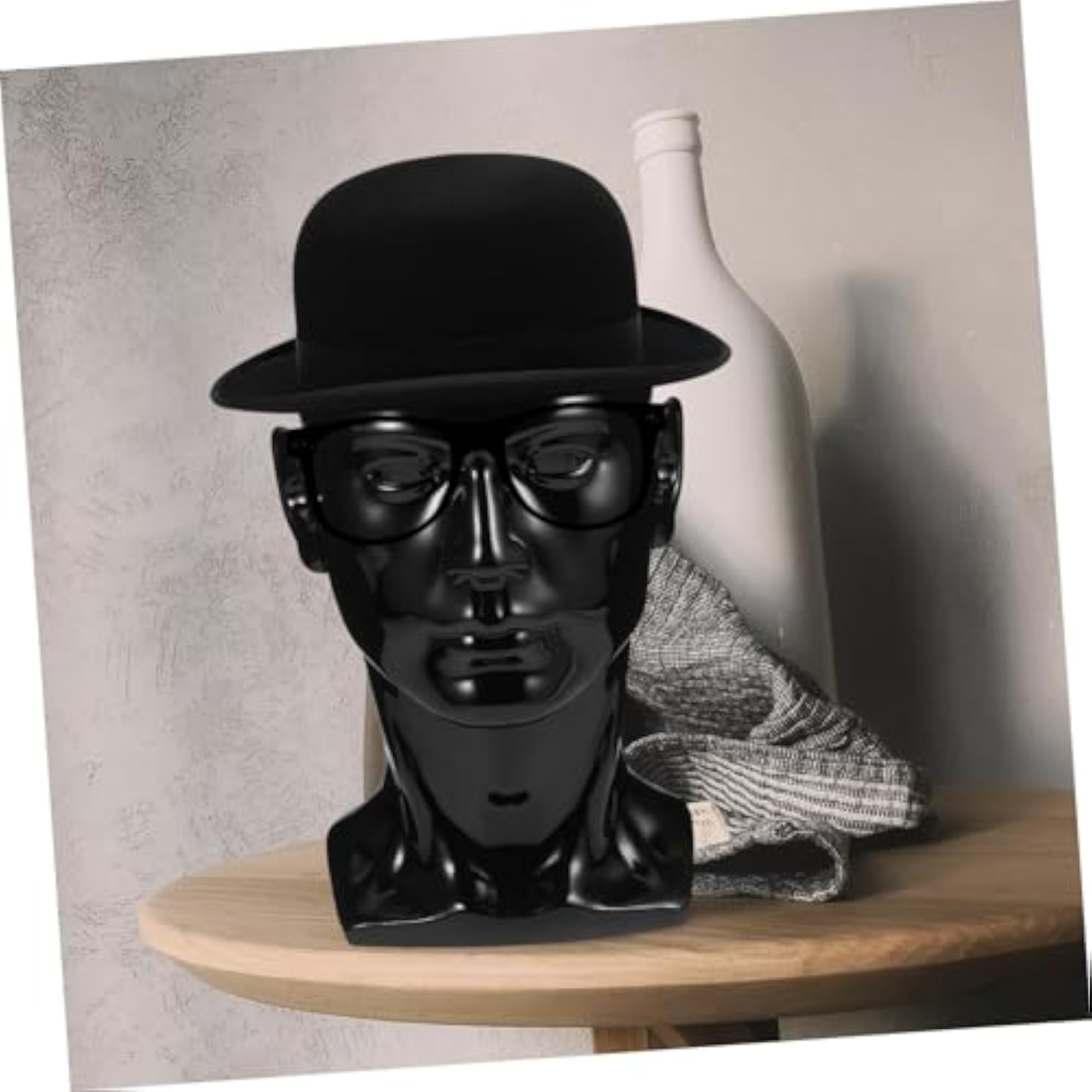 Human Hair Wig Cap Mannequin Head for Salon Practice
